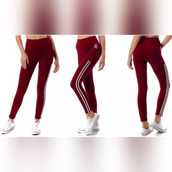 HIGH WAIST SLIMMING LEGGINGS ACTIVE YOGA WORKOUT WITH TECH POCKETS XL-3XL - Picture 5 of 14